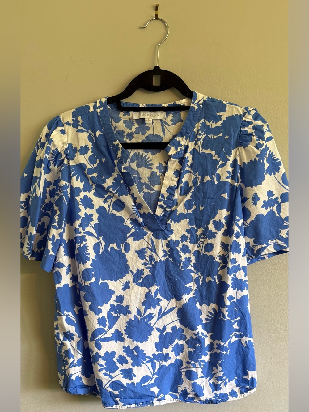 Sugarlips 100%Cotton Summer Blouse Size Large